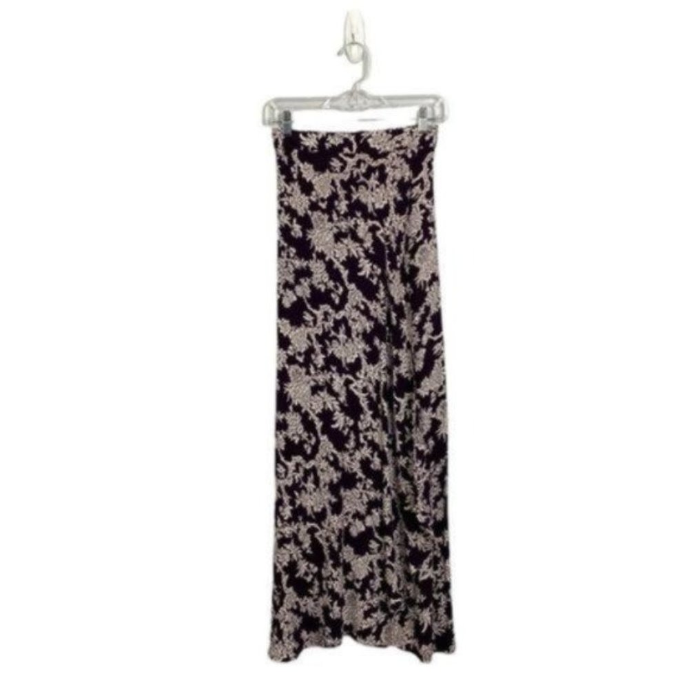 Flynn Skye Wrap It Up Purple Floral Maxi Skirt - Picture 2 of 5